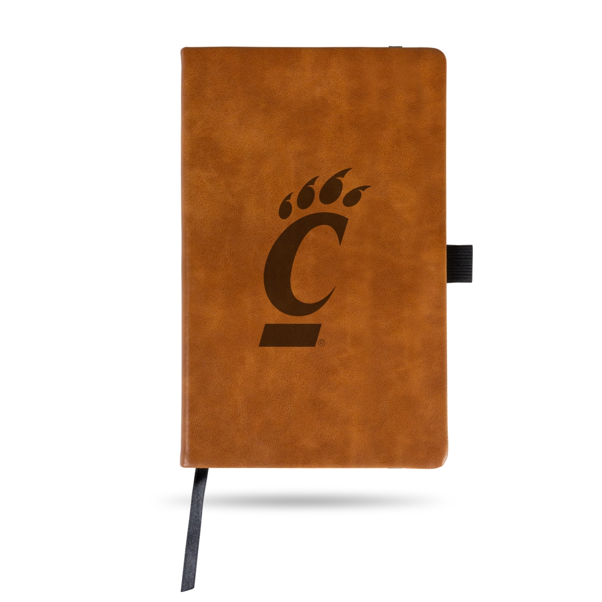 LESPD300401BR-G NCAA Cincinnati Bearcats Brown Laser Engraved Small Notepad - 8.25 x 5.25 in.