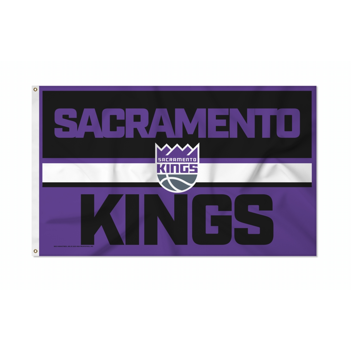 Picture of Rico Industries FGB80060 NBA Basketball Sacramento Kings Bold 3 x 5 ft. Banner Flag