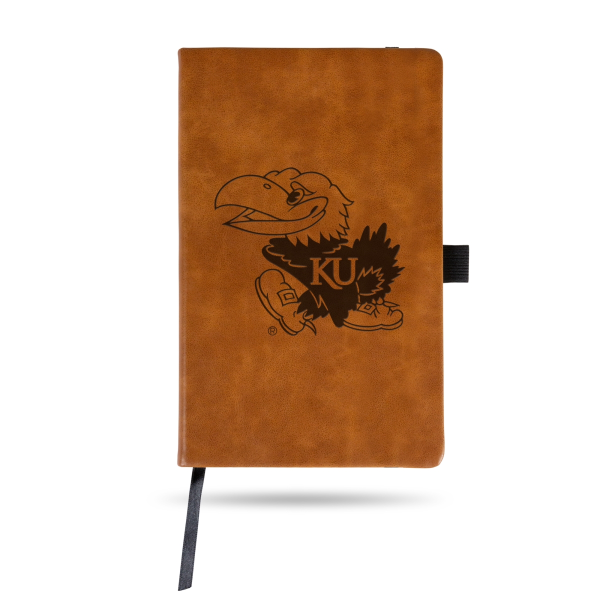 LESPD310101BR-G 8.25 x 5.25 in. NCAA Kansas Jayhawks with Primary Journal & Notepad for Office Accessory - Brown