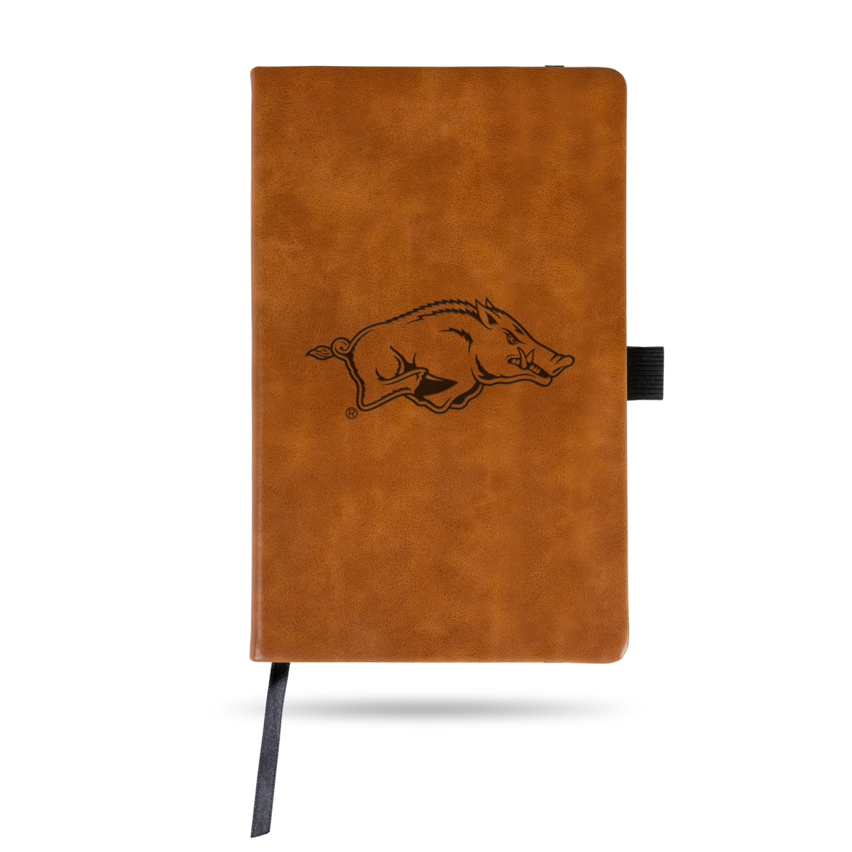 LESPD360101BR-G 8.25 x 5.25 in. NCAA Arkansas Razorbacks with Primary Journal & Notepad for Office Accessory - Brown