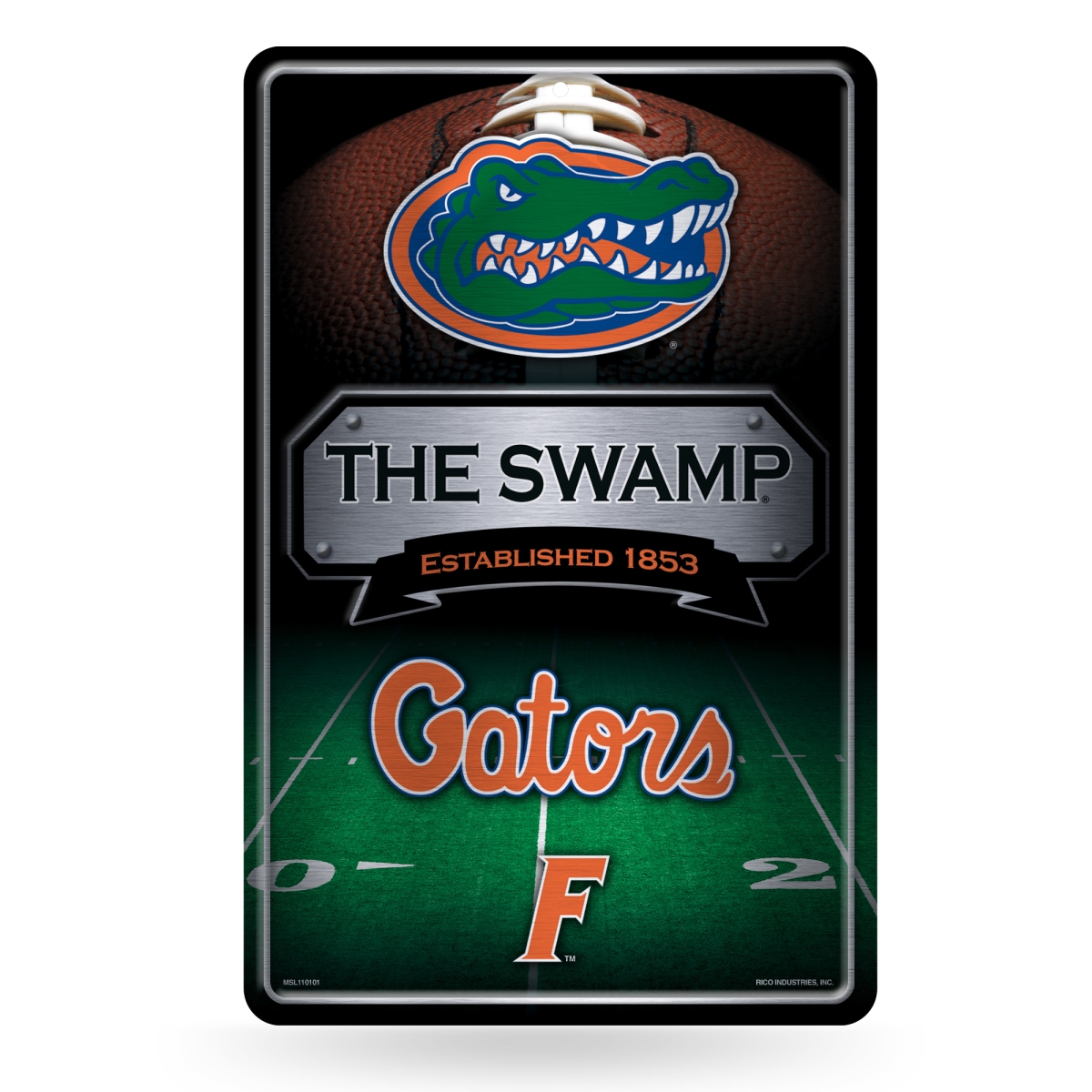 MSL100102 NCAA Florida Gators 11 x 17 in. Home Decor Sign