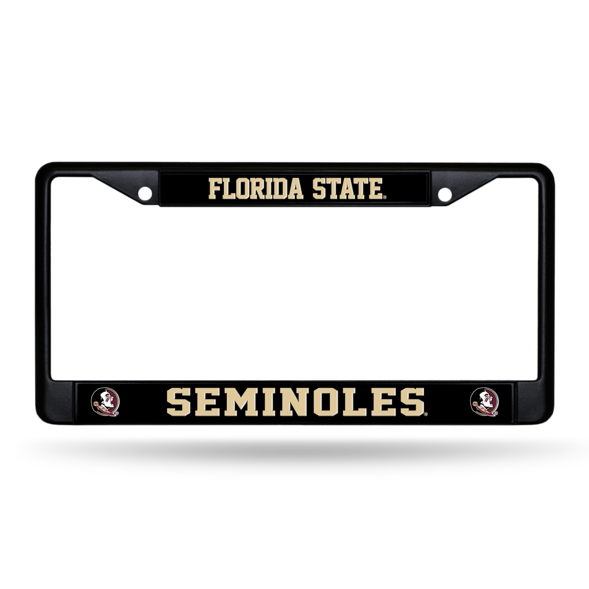 FBC100206 NCAA Florida State Seminoles Black License Plate Frame, 12 x 6 in.