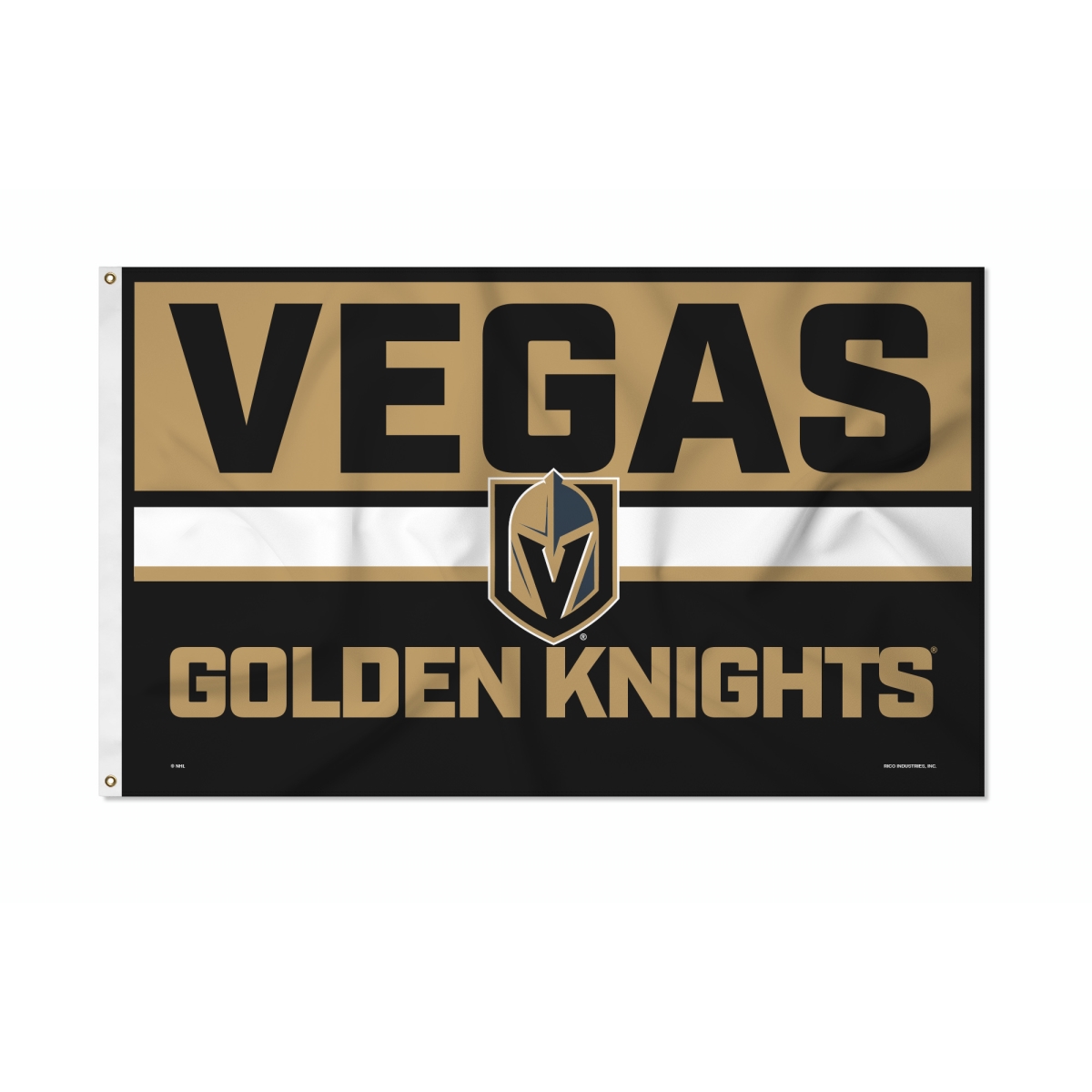 FGB9960 NHL Hockey Vegas Golden Knights Bold 3 x 5 ft. Banner Flag