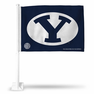 RicoIndustries FG510202 Brigham Young Car Flag