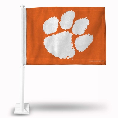 RicoIndustries FG120204 Clemson Car Flag