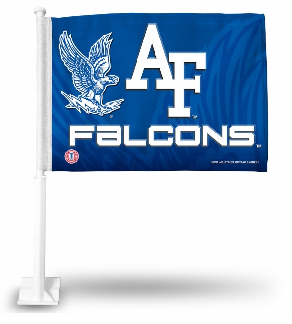 RicoIndustries FG500501 Air Force Falcons College Car Flag