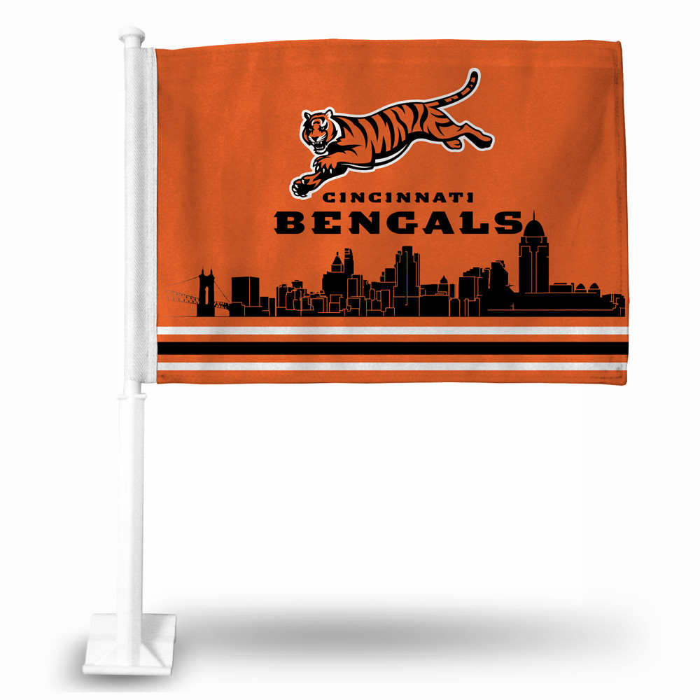 RicoIndustries FG3203 Cincinnati Bengals Car Flag