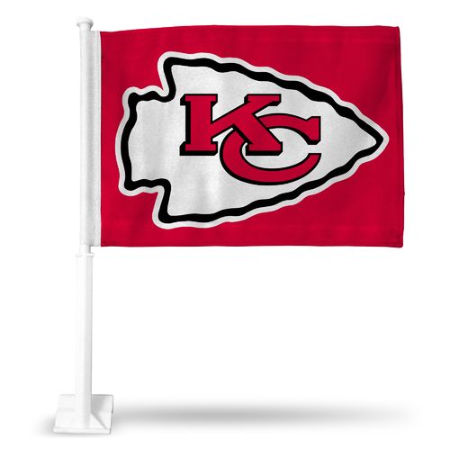 RicoIndustries  Kansas Chiefs Arrowhead Car Flag Red