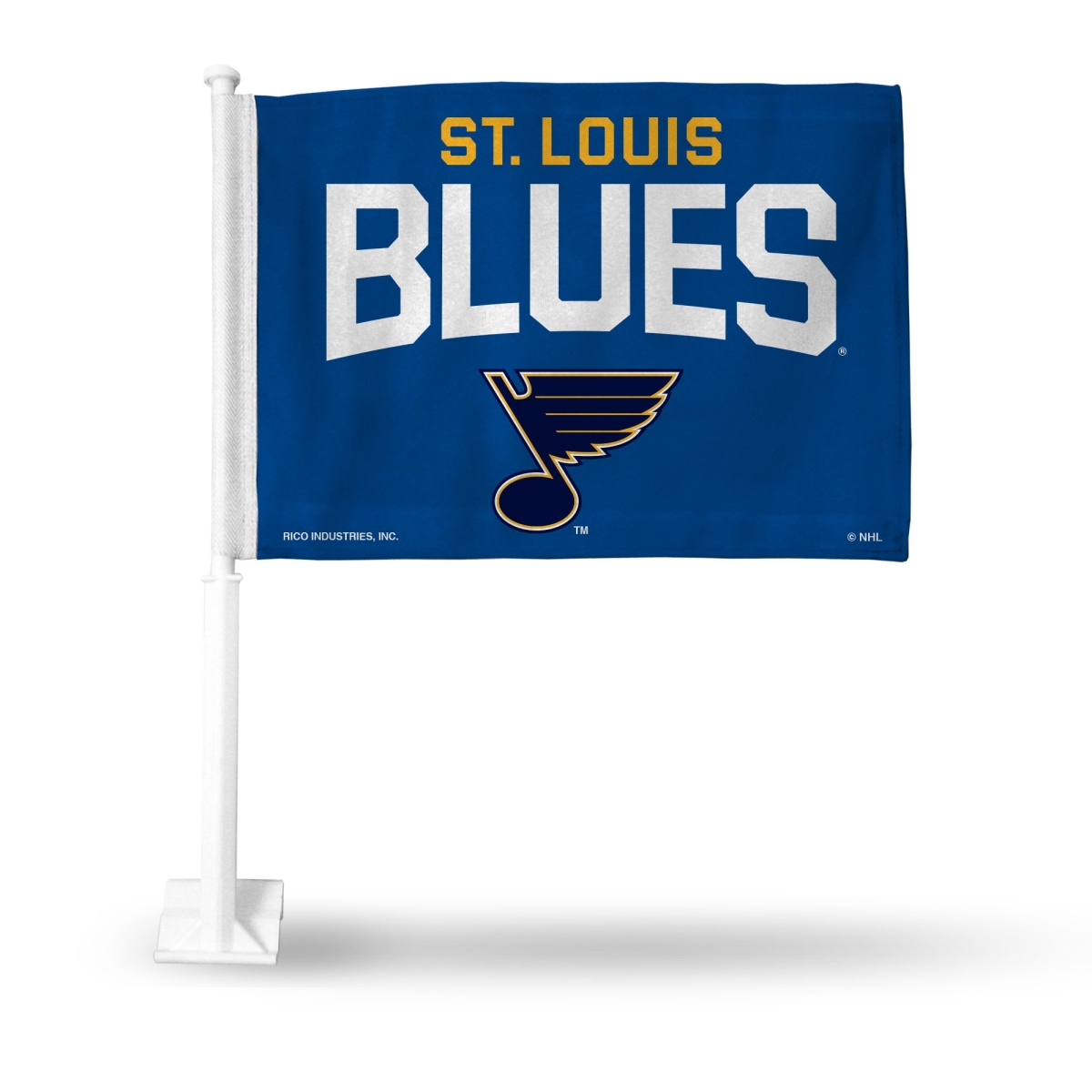 Picture of Rico FG8605 NHL St. Louis Blues Secondary Design Car Flag