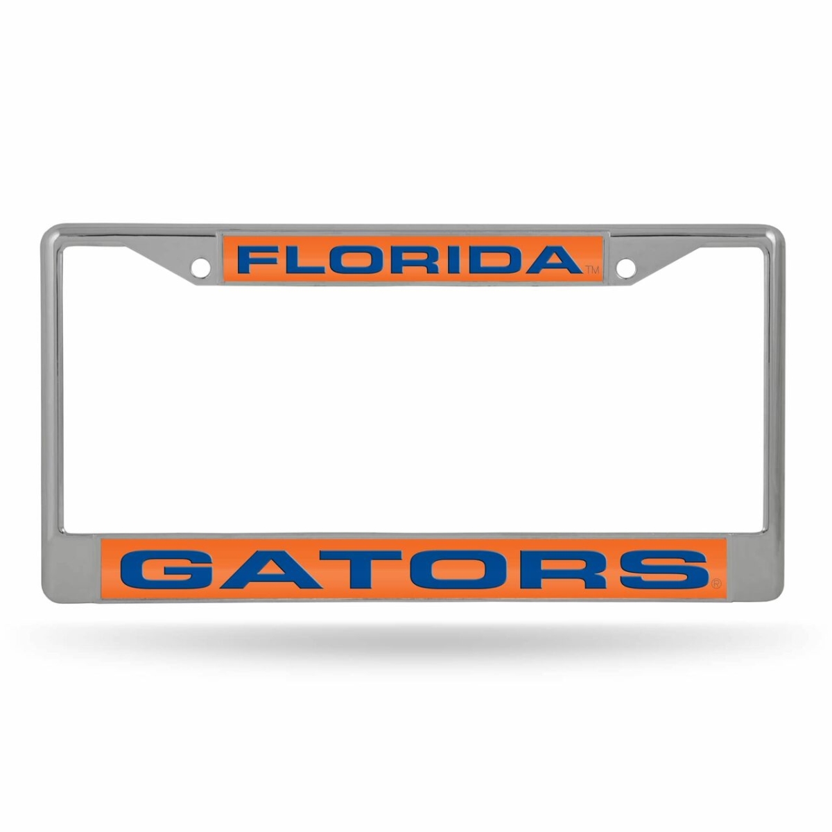 Rico FCL100102 NCAA Florida Gators Laser Chrome License Plate Frame