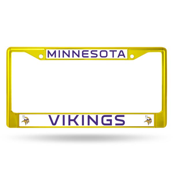 Picture of Rico FCC3106YL Minnesota Vikings Colored Chrome Frame, Secondary Yellow