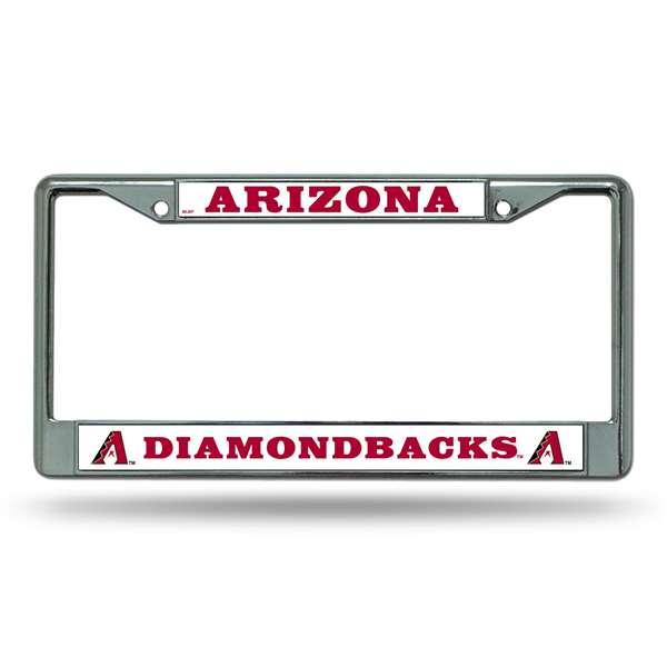 Picture of Rico Industries FC6706 12 x 6 in. Arizona Diamondbacks Chrome License Plate Frame