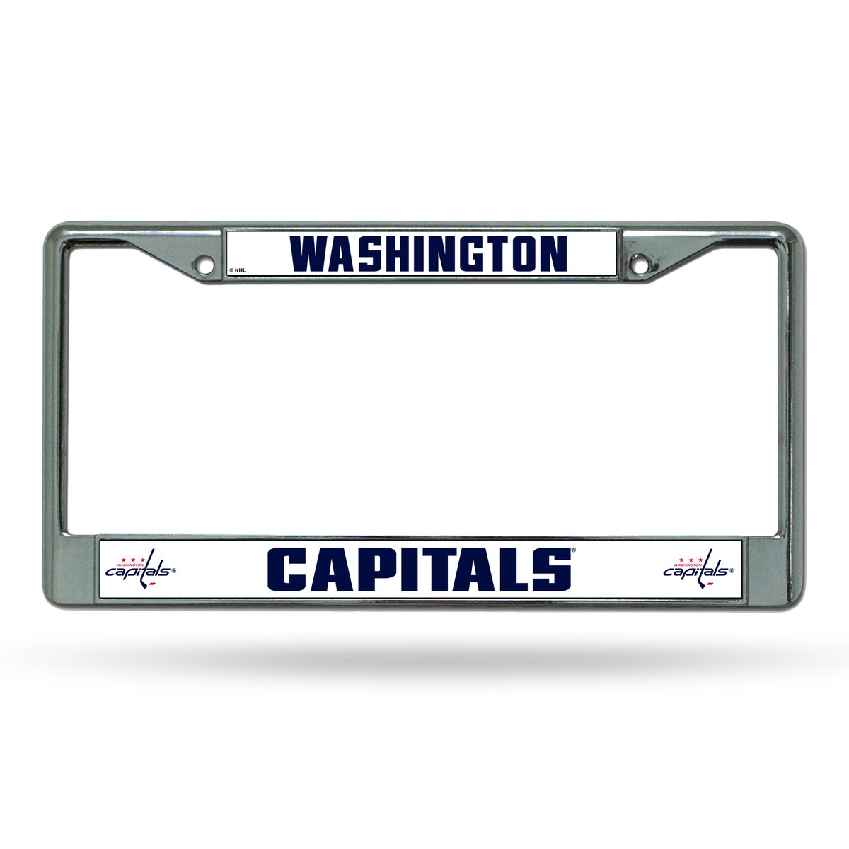 Picture of Rico Industries FC8903 12 x 6 in. Washington Capitals Chrome License Plate Frame