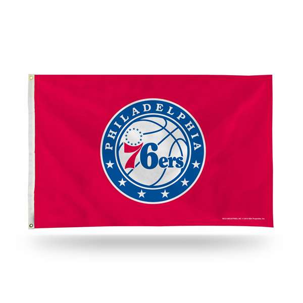 FGB90004 3 x 5 ft. Philadelphia 76ers Premium Banner Flag
