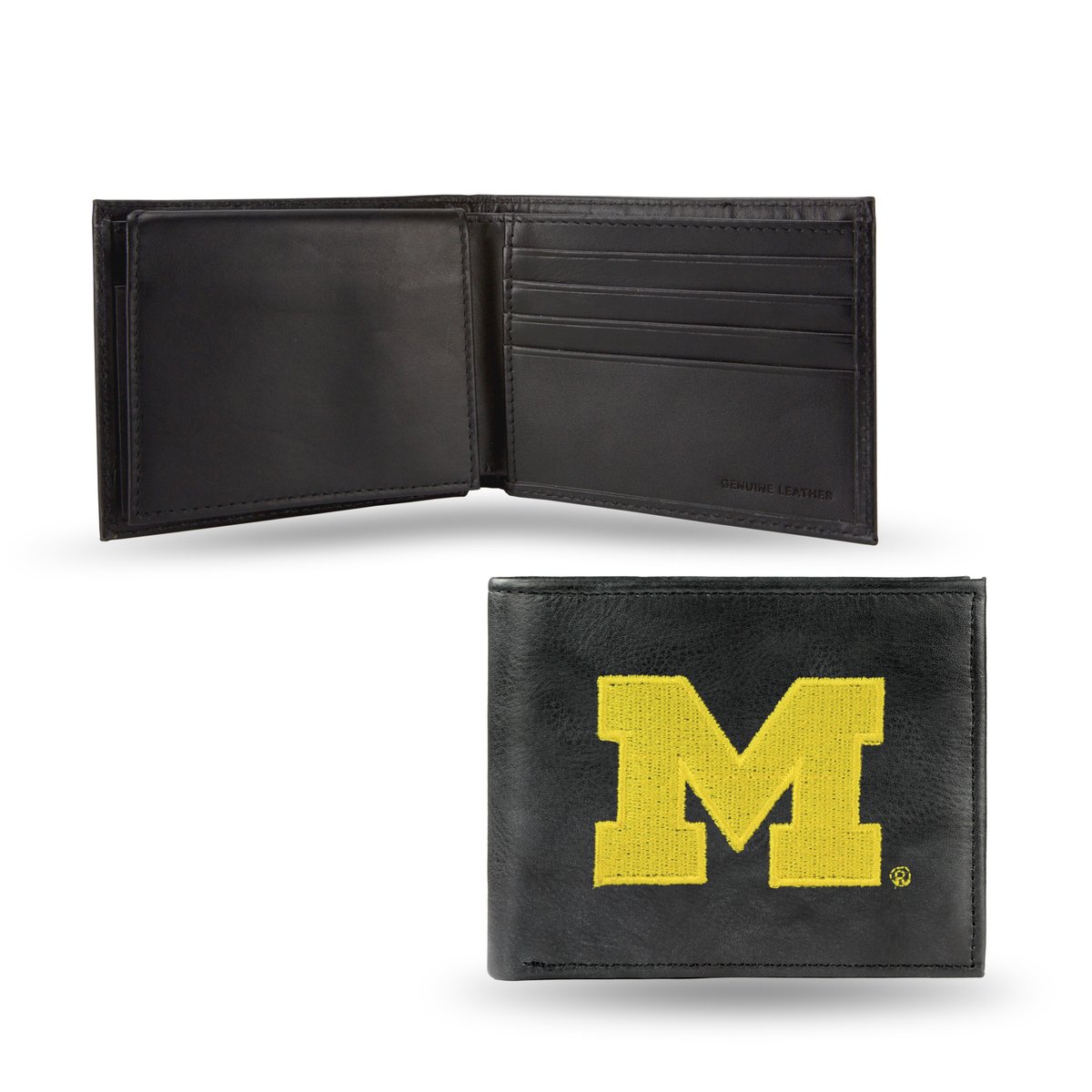 Picture of Rico Industries RBL220002 3.25 x 4.25 in. Michigan Embroidered Billfold Wallet