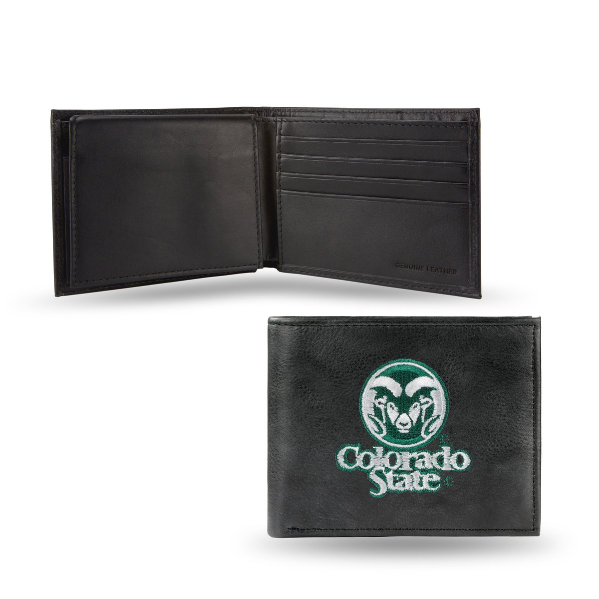 Picture of Rico Industries RBL500201 3.25 x 4.25 in. Colorado State Rams Embroidered Billfold Wallet