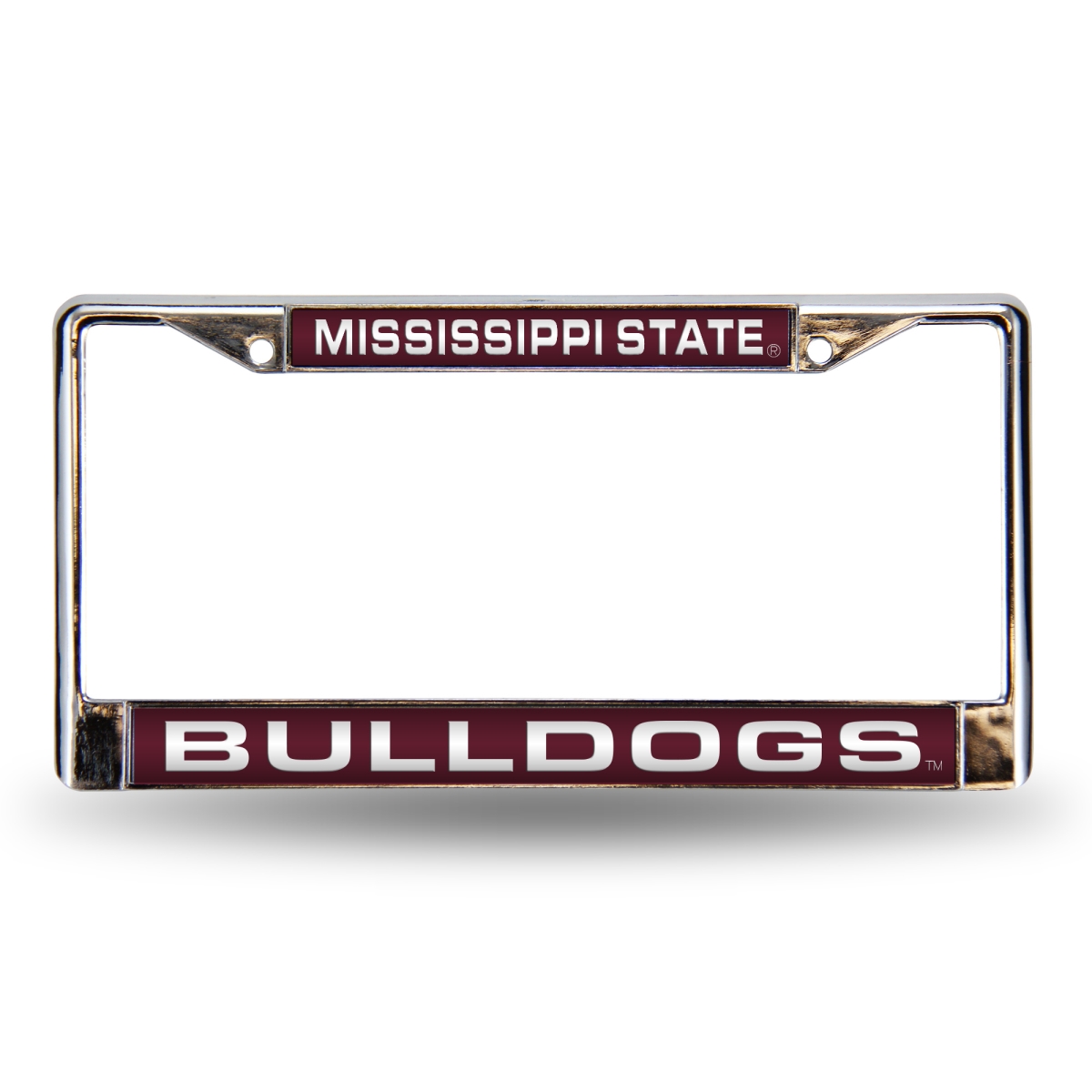 FCL160101 NCAA Mississippi State Bulldogs Red Laser Chrome Frame