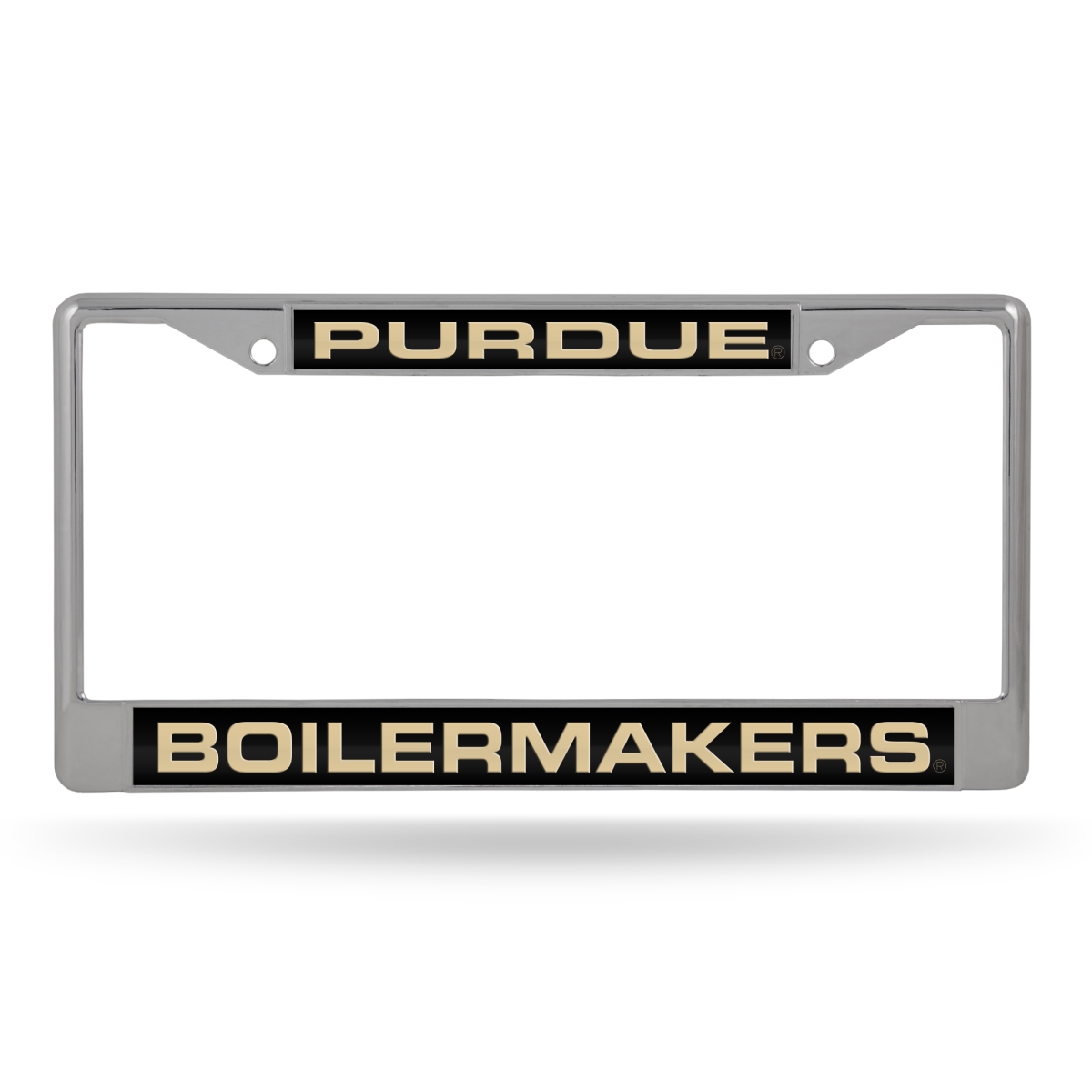 FCL200202 NCAA Purdue Boilermakers Laser Chrome Frame
