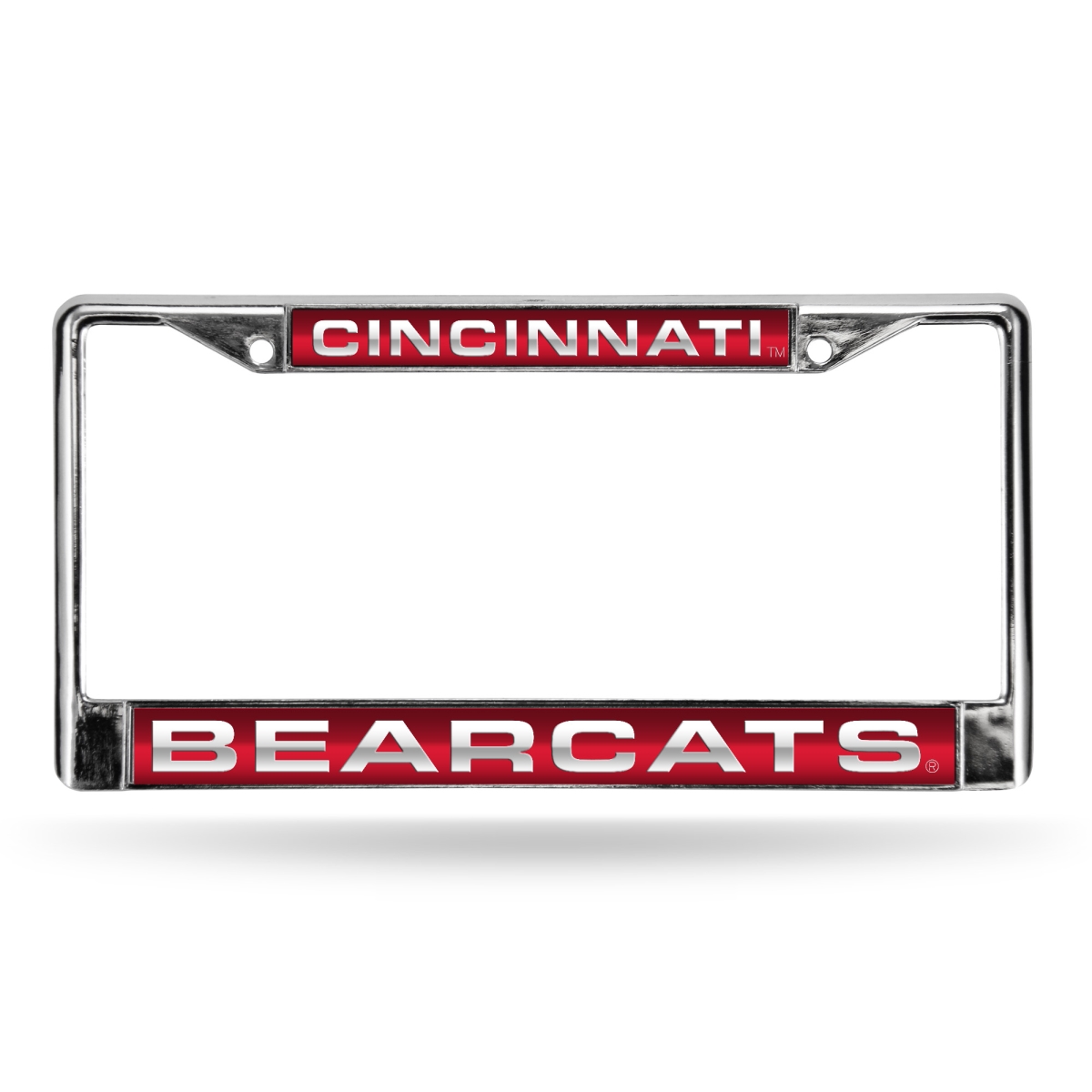 FCL300401 NCAA Cincinnati Bearcats Red Laser Chrome Frame