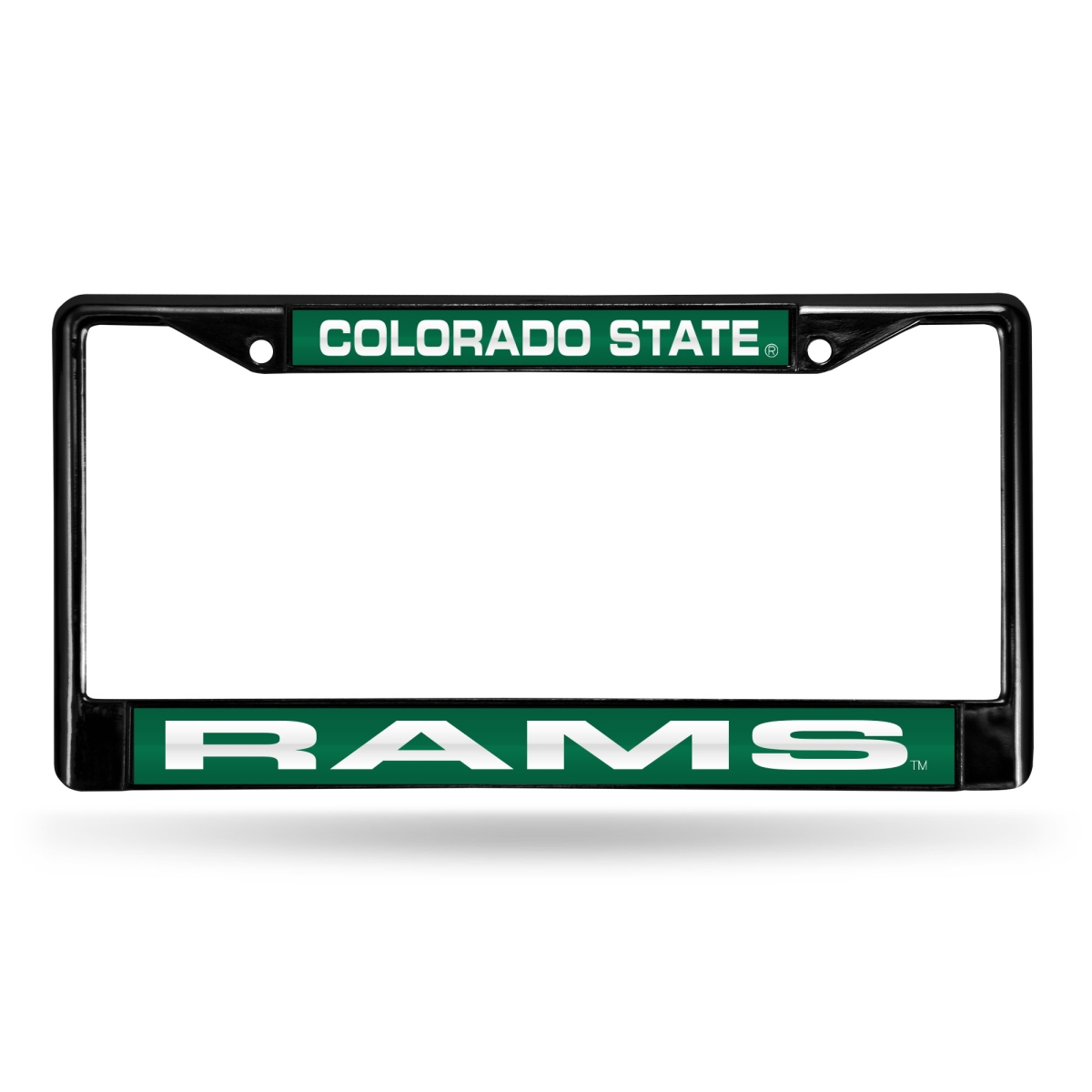 FCLB500201 NCAA Colorado State Rams Black Laser Chrome Frame