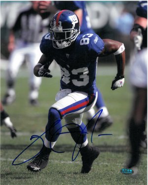Picture of Athlon CTBL-001093b Sinorice Moss Signed New York Giants 8 x 10 Action Photo - Moss Hologram