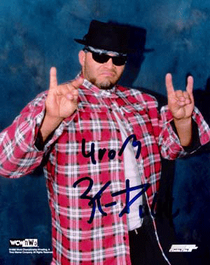 Picture of Athlon CTBL-001122b Konnan Signed Photo Wrestling WCW NWO WWE - 8 x 10