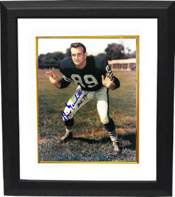 CTBL-BW16639 Gino Marchetti signed Baltimore Colts 8 x 10 Photo Custom Framed HOF 72