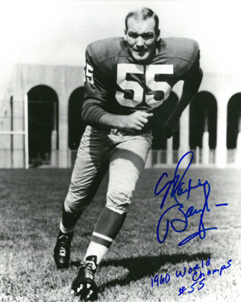Picture of Athlon CTBL-016843 Maxie Baughan Signed Philadelphia Eagles 8 x 10 B&W Photo - 1960 World Champs No.55
