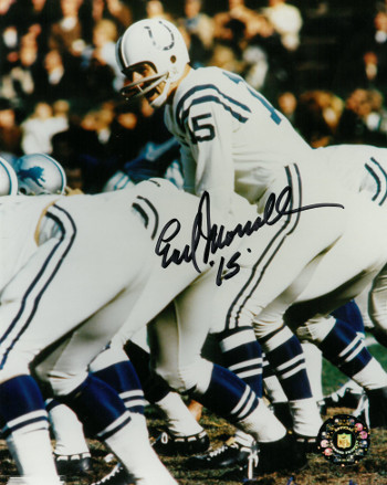 Picture of Athlon CTBL-016847 Earl Morrall Signed Baltimore Colts 8 x 10 Photo - No.15 Under Center
