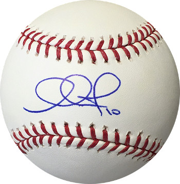 Picture of Athlon CTBL-016886 Adam Jones Signed Official Major League Baseball No.10 - Orioles