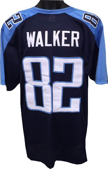 Picture of Athlon CTBL-018797N Delanie Walker Unsigned Navy Custom Stitched Pro Style Football Jersey, Extra Large
