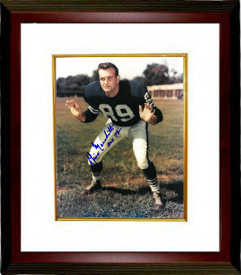 CTBL-MW16639 Gino Marchetti Signed Baltimore Colts, 8 x 10 in. Photo Custom Framed Hof 72