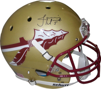 Picture of Athlon CTBL-016736 Jameis Winston Signed Florida State Seminoles Full Size Authentic Schutt Helmet - Winston Hologram Heisman