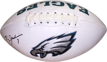 Picture of RDB Holdings & Consulting CTBL-021176 Ron Jaworski Signed Philadelphia&#44; Eagles White Logo Football