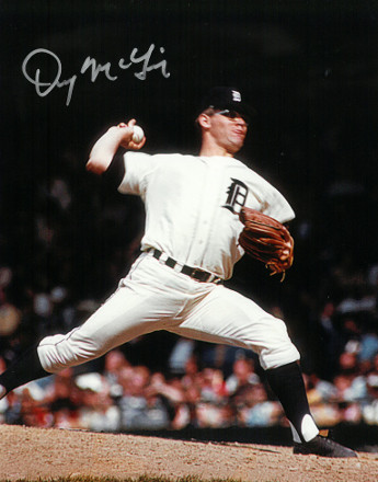 Picture of Athlon CTBL-016693 Denny Mclain Signed Detroit Tigers Photo - Signature - Silver - 8 x 10