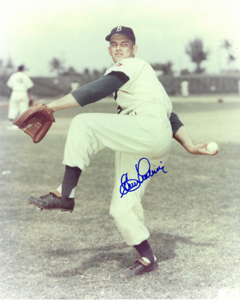Picture of Athlon CTBL-016600 Clem Labine Signed Brooklyn Dodgers Photo - Deceased-Pitching - 8 x 10