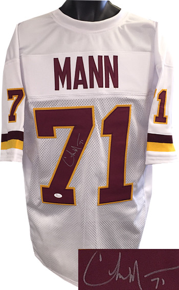 CTBL-017410N Charles Mann Signed White TB Custom Stitched Pro Style Football Jersey - No.71- JSA Hologram, Extra Large -  Athlon, CTBL_017410N