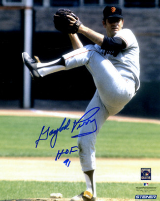 CTBL-A15899 Gaylord Perry Signed San Francisco Giants Photo HOF 91 - Pitching - Steiner Hologram - 8 x 10