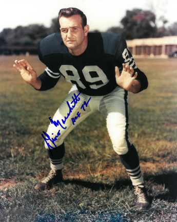 CTBL-016639 8 x 10 in. Gino Marchetti Signed Baltimore Colts Photo HOF 72