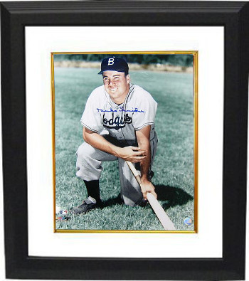 CTBL-BW17464 16 x 20 in. Duke Snider Signed Brooklyn Dodgers Photo Custom Framed -  RDB Holdings & Consulting, CTBL_BW17464