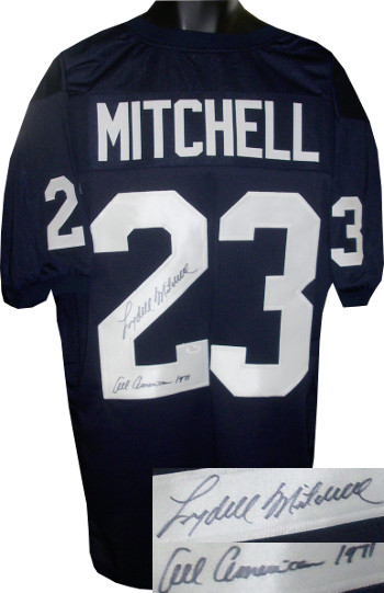 CTBL-017074N Lydell Mitchell Signed Navy TB Custom Stitched Football Jersey All American 1971, Extra Large - JSA Hologram -  RDB Holdings & Consulting, CTBL_017074N