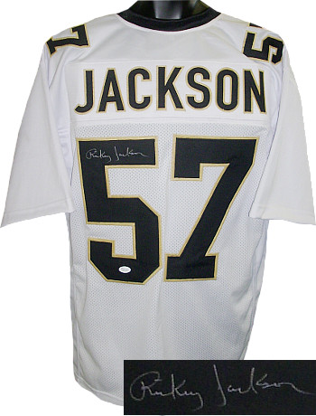 CTBL-017082N Rickey Jackson Signed White TB Custom Stitched Pro Style Football Jersey Extra Large - JSA Hologram -  RDB Holdings & Consulting, CTBL_017082N