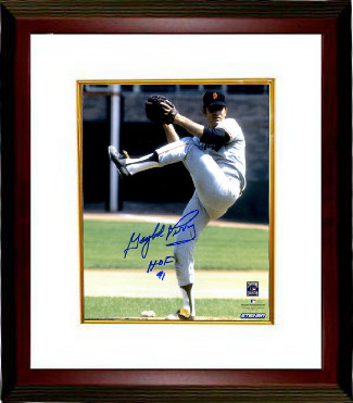 CTBL-MW15899 8 x 10 in. Gaylord Perry Signed San Francisco Giants HOF 91 Custom Framed Photo - Steiner Hologram