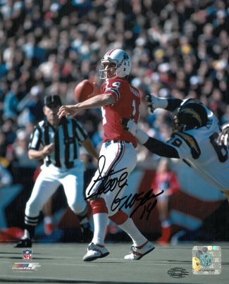 CTBL-012147 8 x 10 in. Steve Grogan Signed New England Patriots Photo