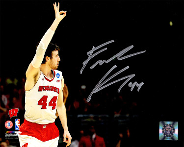 Picture of RDB Holdings & Consulting CTBL-019642 8 x 10 in. Frank Kaminsky Signed No.44 Wisconsin Badgers Three Fingers Raised In the Air Photo