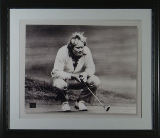 Picture of RDB Holdings & Consulting CTBL-013545 8 x 10 in. 1978 B&W British Open Jack Nicklaus UnSigned Custom Framed Photo