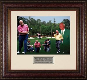 Picture of RDB Holdings & Consulting CTBL-019697 11 x 14 in. Arnold Palmer UnSigned 50 Years Masters Collage Leather Framed Photo
