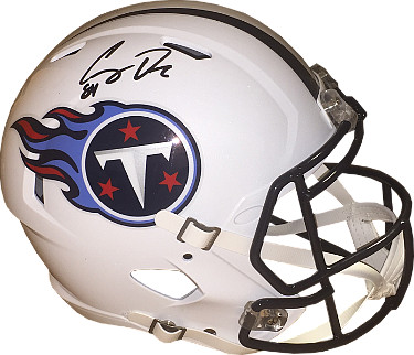 CTBL-019733a Corey Davis Signed Tennessee Titans Riddell Speed No. 84 Mini Helmet-JSA Hologram