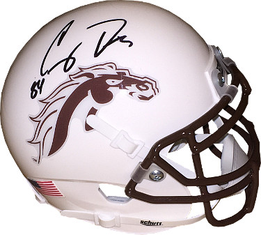 CTBL-019738 Corey Davis Signed Western Michigan Broncos Schutt White Authentic No. 84 Mini Helmet-JSA Hologram