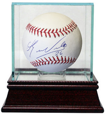 Picture of Athlon CTBLDG17209 Eduardo Nunez Signed Rawlings Official Major League Baseball No.26 with Glass Case - Blue Signatures - San Francisco Giants
